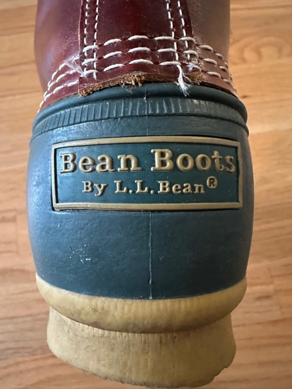 L.L. Bean Brown Leather Boots, Size 9 Men’s